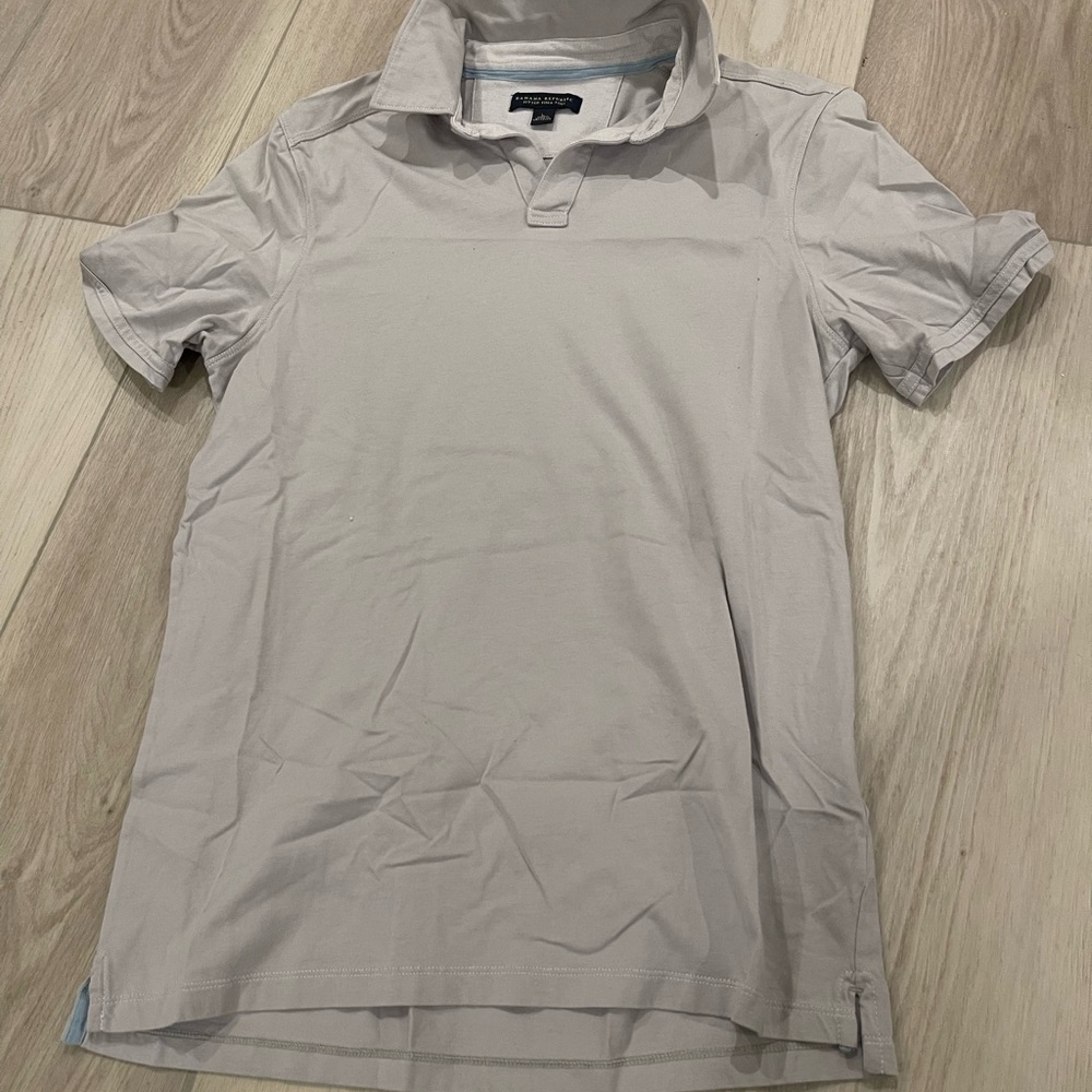 Men's Gray Polo Shirt